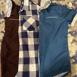 3 Short Sleeve Dressy Shirts